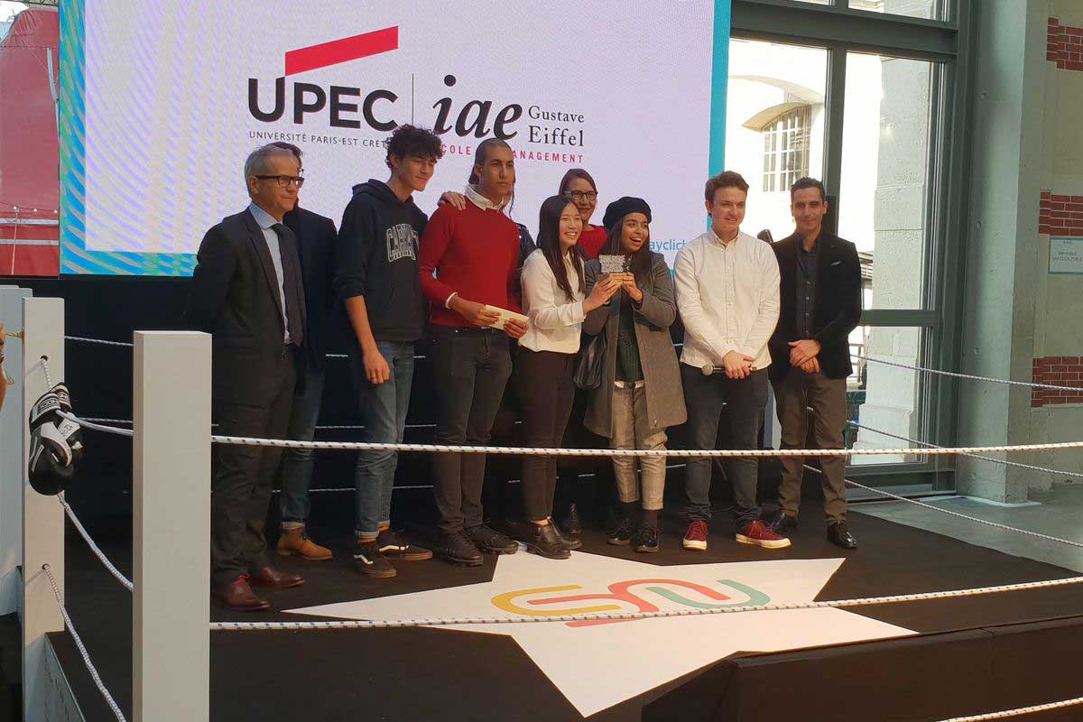 L'équipe de la Licence informatique et management remporte le Challenge Ecoles du Day-Click ! 