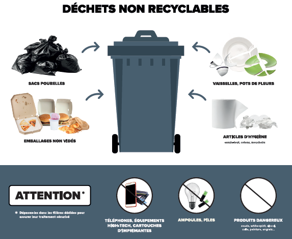 Dechets non recyclables 2025